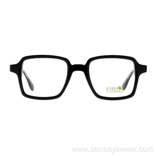 Classic Biodegradable Square BIO ECO Acetate Optical Frame